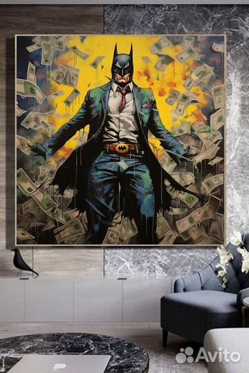 Большая картина маслом бэтмен Подборка
