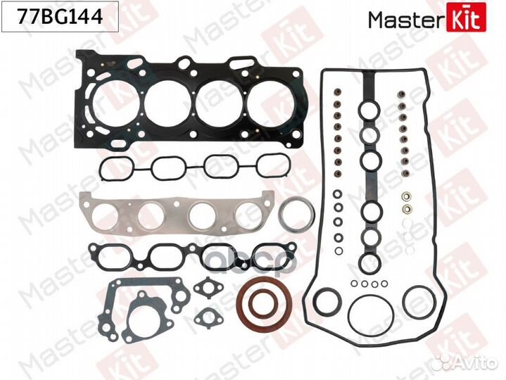 Комплект прокладок двигателя toyota 1ZZ-FE, 3ZZ