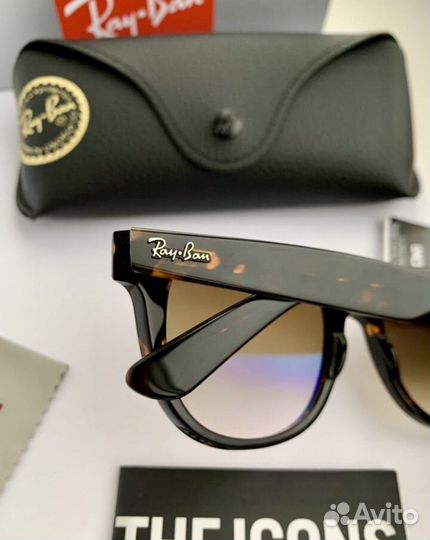 Очки ray ban wayfarer 54 коричневые