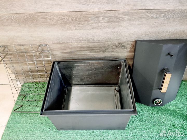 Коптильня горячего копчения 415х315, гидрозатвор