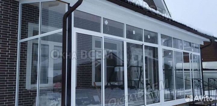 Остекление окон и балконов пвх