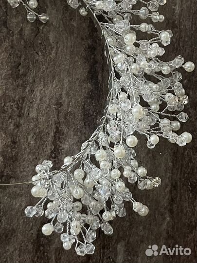 Ободок. Свадебное украшение для волос