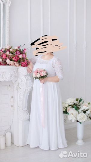 Свадебное платье 52 размер