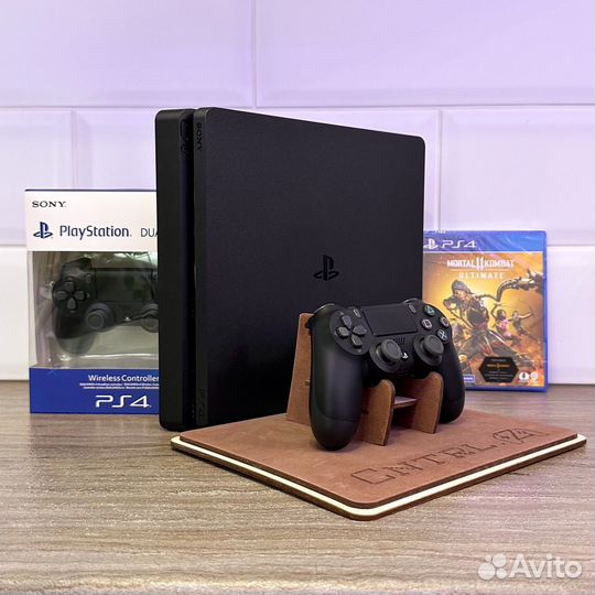 Sony PS4 Slim 1TB +70 игр /MK 11 Ultimate+2 Джойст