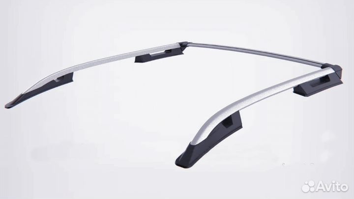 Рейлинги на nissan navara 14+ с поперечиной