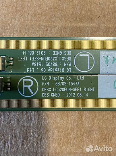 Lg 32ln542v планки матрицы с шлейфами