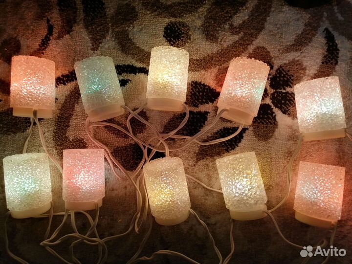 Елочная гирлянда (электрогирлянда) Маскарад, СССР