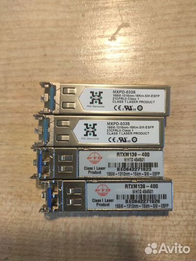 Модули трансиверыSFP, CFP, gbic, XFP: SM, MM, RJ45