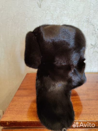 Норковая шапка мужская ушанка