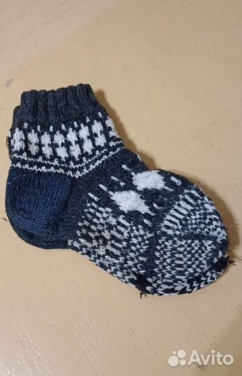 Носки варежки вязаные