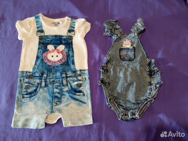 Вещи на девочку, рост 74(штучно/пакетом за 1000)