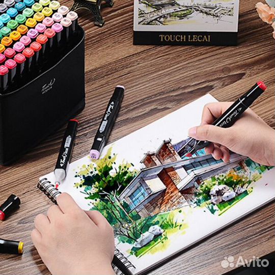 Набор Маркеров Touch для скетчинга 80 шт
