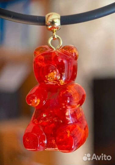 Мишка из эпоксидной смолы