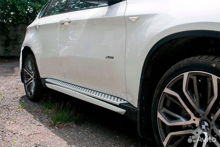 Накладки на пороги bmw x6 e71