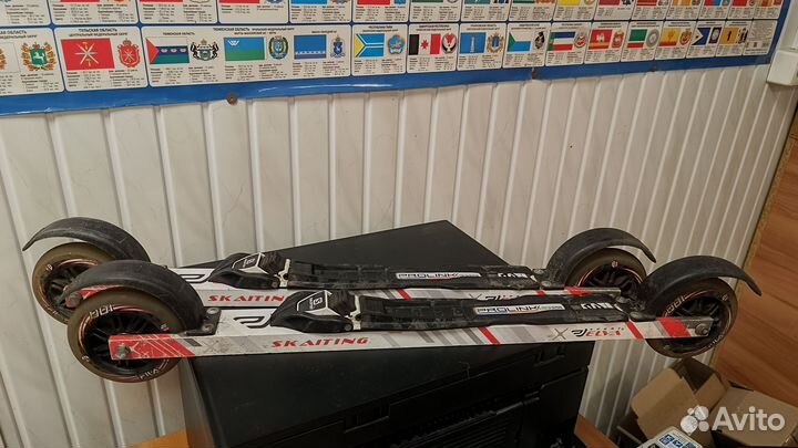 Лыжи роллеры коньковые elva