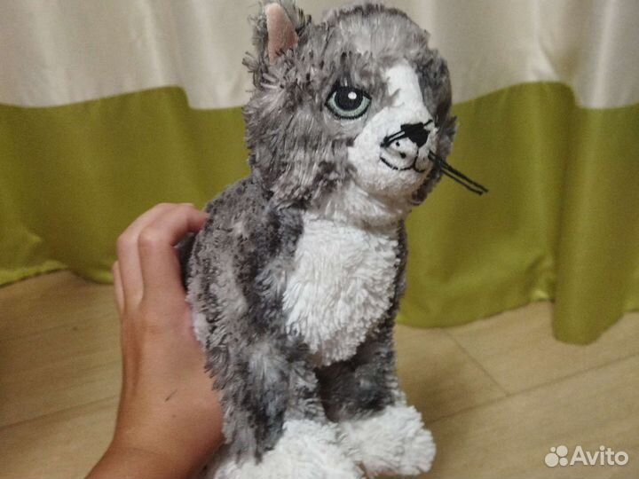 Кот игрушка плюшевый