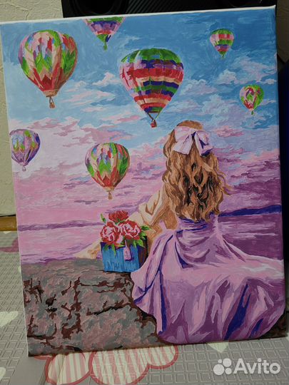 Картина по номерам готовая 40 на 50