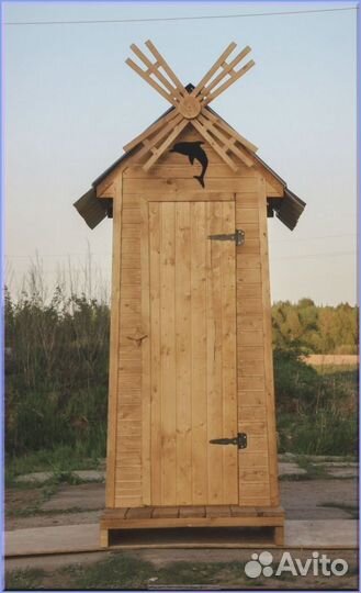 Дачный туалет деревянный щюю 243