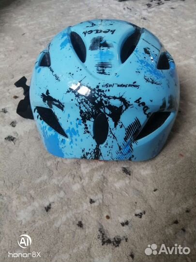 Шлем детский с подсветкой легкий