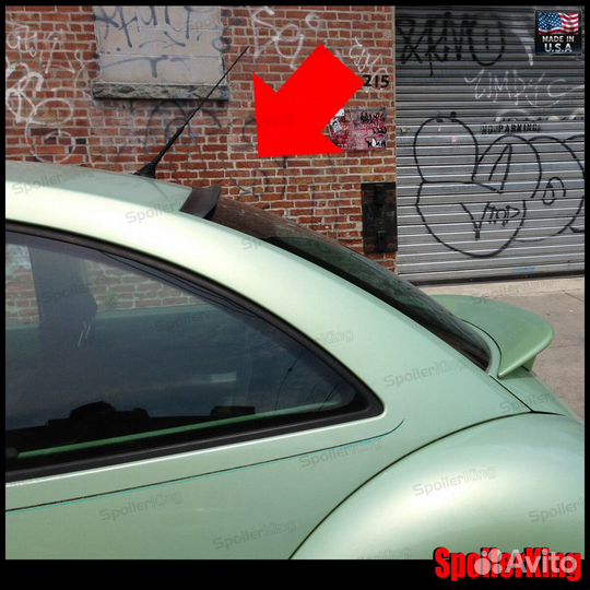 Козырек заднего стекла Volkswagen New Beetle 1