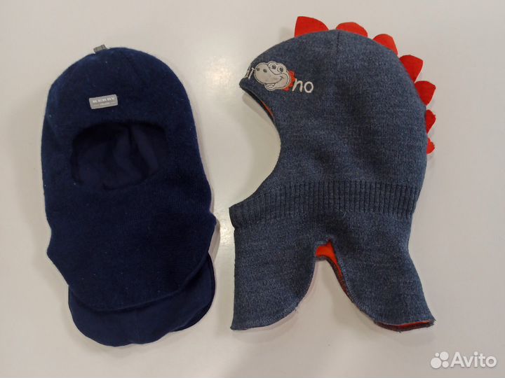 Шапка шлем на мальчика 1-3 года