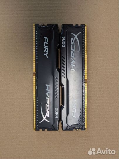 Оперативная память Kingston DDR4 16Gb (2x8Gb)