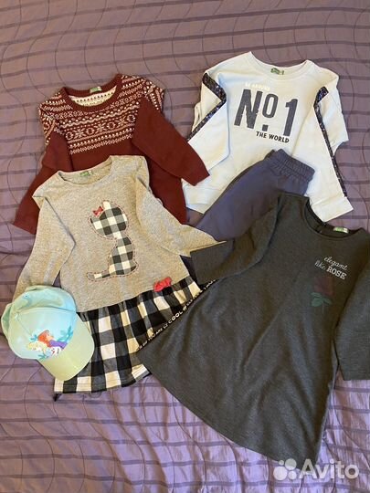 Пакет одежды на девочку 5-6 лет