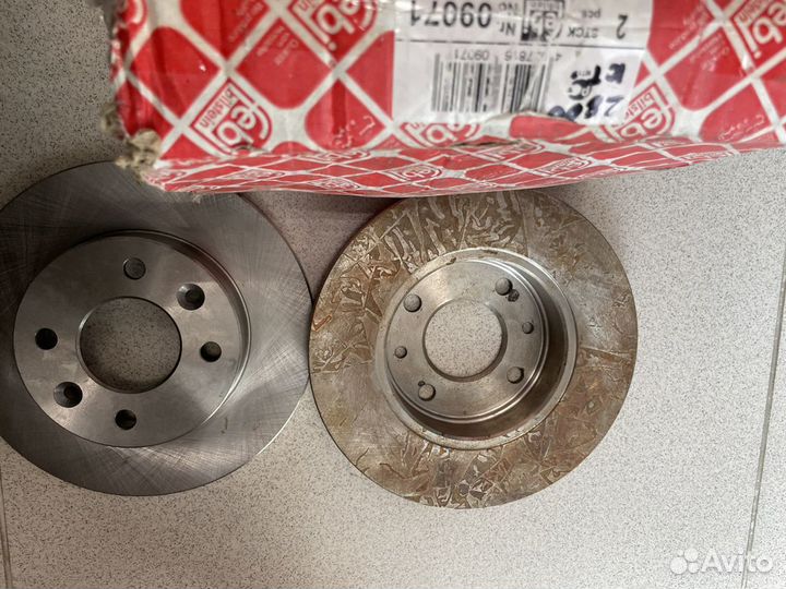 Тормозные диски передние, Renault Clio