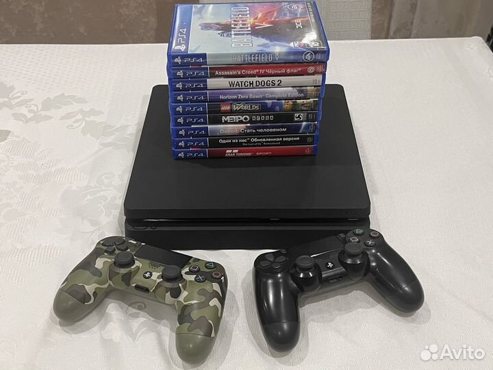 Sony playstation 4 slim с играми