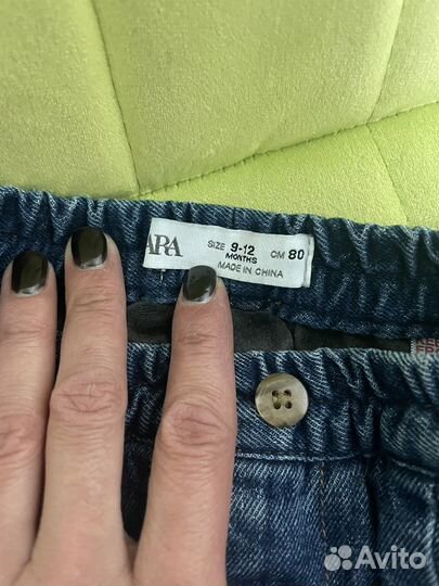 Джинсы zara для девочки 74