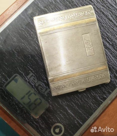 Портсигар (женский) 1926 год серебро