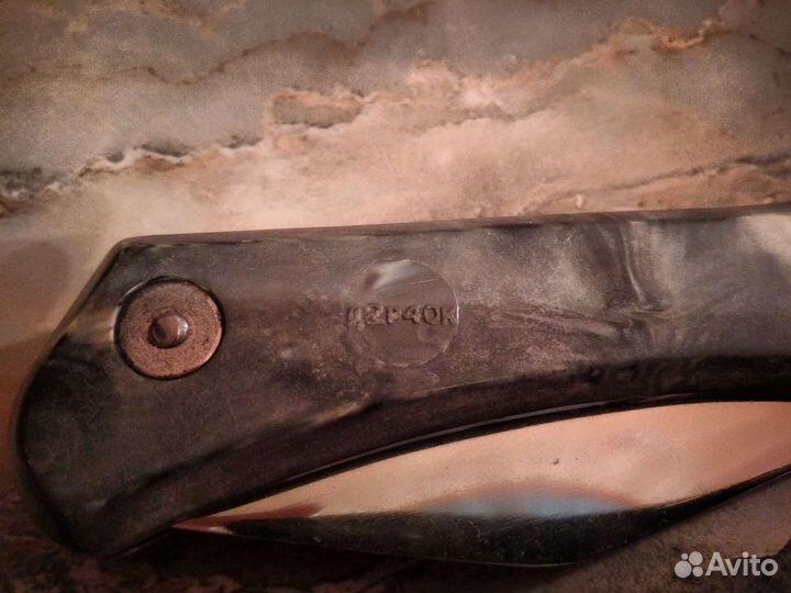 Старый, добрый, крепкий,большой, складной нож СССР