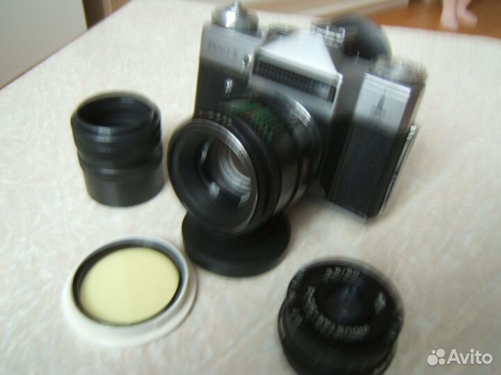 Объектив helios 44 2 с зенит Е и industar 50 2
