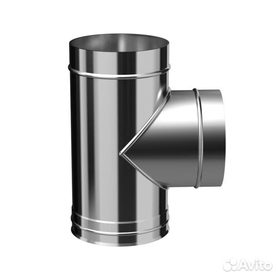 Тройник 90 градусов для дымохода