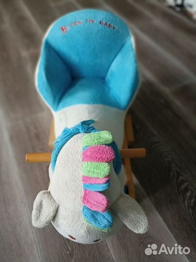 Лошадка качалка с музыкой от 1 года до 3х