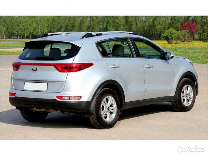 Рейлинги на крышу Kia Sportage с 2016 апс Серые