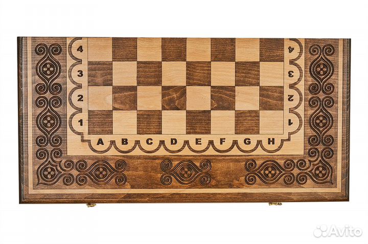 Шахматы и нарды резные Аида 50 х 50 см бук Армения 62480