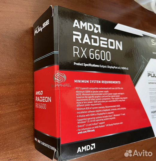 AMD Radeon rx 6600 8Gb новая видеокарта