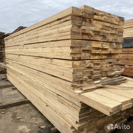 Доска обрезная 50х200х6000