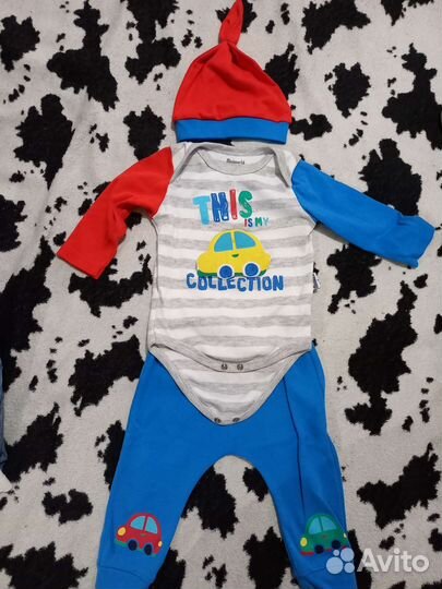 Детские вещи пакетом на мальчика от 3 до 9 месяцев