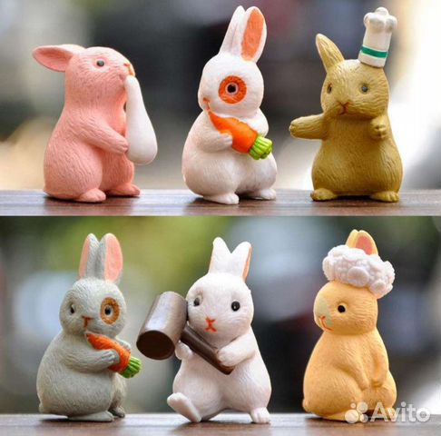 Фигурки зайчики