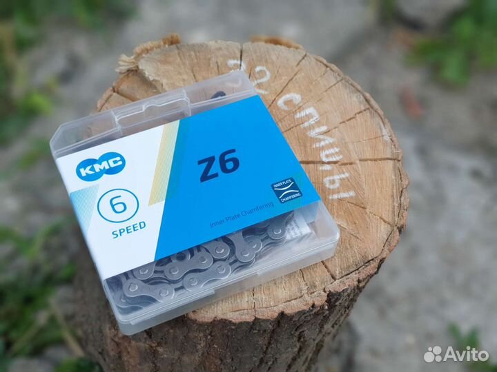 Цепь для велосипеда 6 скоростей с замком KMC