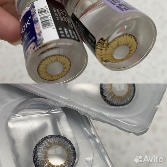 Цветные линзы с диоптриями и без