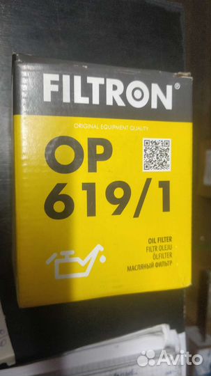 Масляный фильтр OP619/1