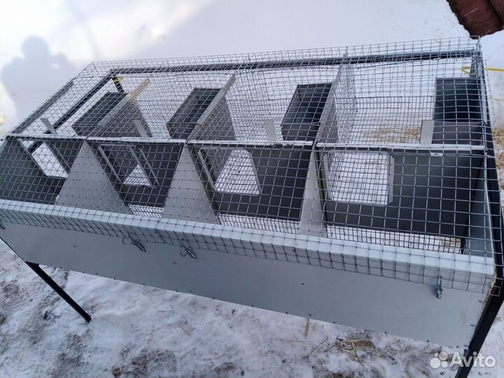 Клетки для кроликов полупромышленные и бройлеров