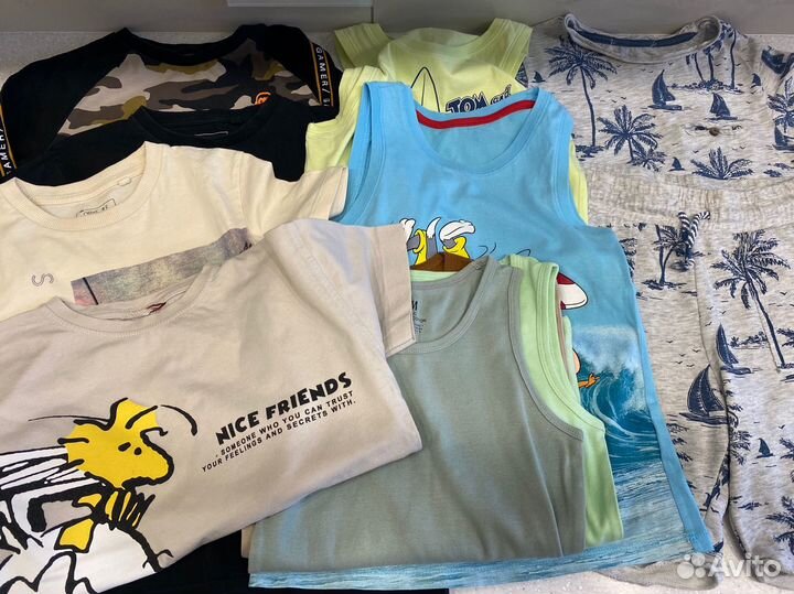 Пакет одежды next,hm,zara 122/128