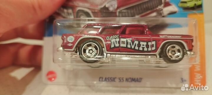 Hot wheels classic '55 nomad новый кейс