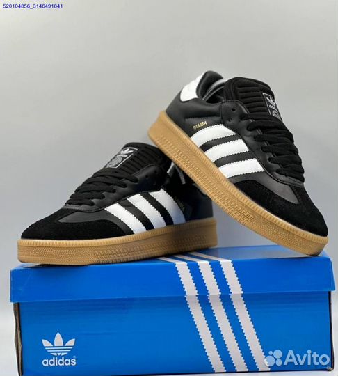 Кроссовки Adidas Samba Black (Арт.49165)