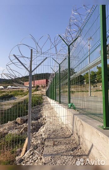 Забор из 3д сетки