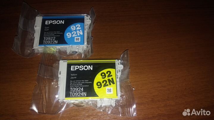 Картриджи Epson T0922 T0924 новые